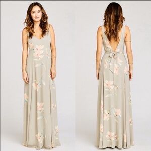 Show Me Your Mumu Jenn Maxi Dress in Lily Showers